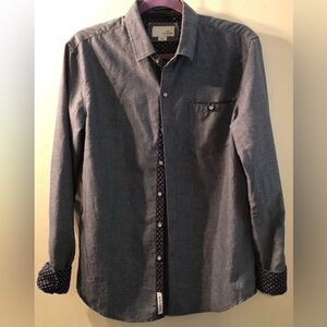 Men’s Craft + Flow Blue Button Shirt Size S ( 40”X 27.5”)
